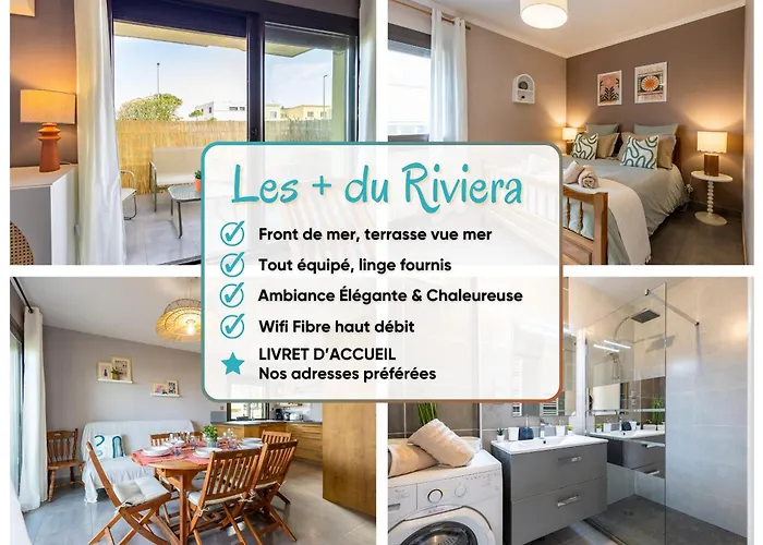 Le Riviera - T3 Confort, Terrasse, Parking Prive Апартаменты Палава-ле-Фло